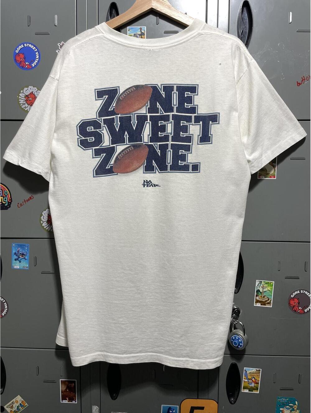 NO FEAR 90s football zone sweet zone graphic tee 22x29 L